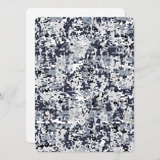 Digitale Camouflage-Dekoration im urbanen Stil (Vorne/Hinten)