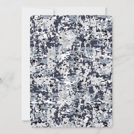 Digitale Camouflage-Dekoration im urbanen Stil (Vorderseite)