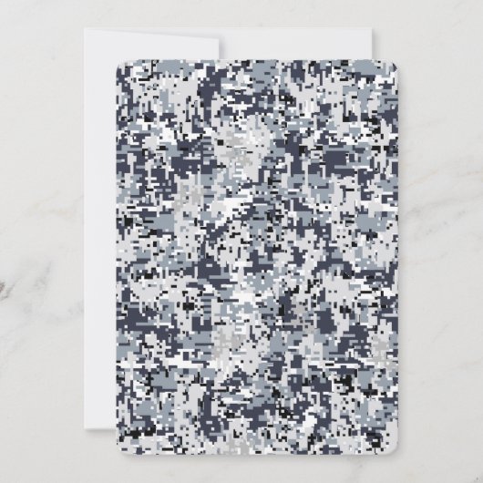 Digitale Camouflage-Dekoration im urbanen Stil (Vorderseite)