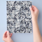 Digitale Camouflage-Dekoration im urbanen Stil Flyer (Hand)