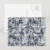 Digitale Camouflage-Dekoration im urbanen Stil Postkarte (Vorne/Hinten)