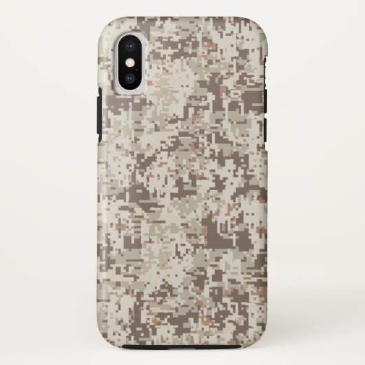 Digitale Camouflage-Dekoration im Wüstenstil Case-Mate iPhone Hülle (Rückseite)