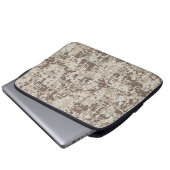 Digitale Camouflage-Dekoration im Wüstenstil Laptopschutzhülle (Vorne Knopf)