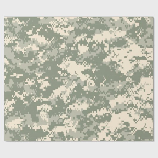 "DIGITALE CAMOUFLAGE" GESCHENKPAPIER (Flach)