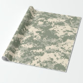 "DIGITALE CAMOUFLAGE" GESCHENKPAPIER (Ungerollt)