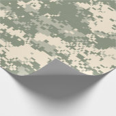 "DIGITALE CAMOUFLAGE" GESCHENKPAPIER (Ecke)