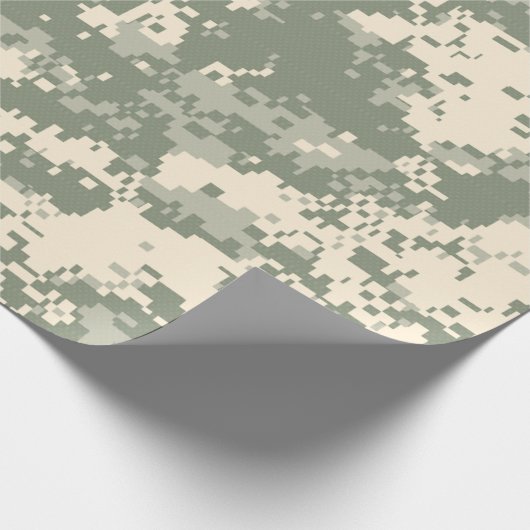 "DIGITALE CAMOUFLAGE" GESCHENKPAPIER (Ecke)