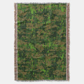 Digitale Camouflage im Holzstil Decke (Vorderseite Vertikal)