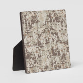 Digitale Camouflage im Wüstenstil Fotoplatte (Vorderseite)