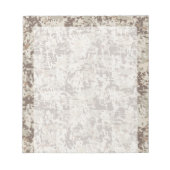 Digitale Camouflage im Wüstenstil Notizblock (Vorderseite)