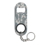 Digitale Camouflage Mini Flaschenöffner (Rückseite)