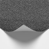 Digitale Camouflage Schwarz-weiß Grau-Muster Geschenkpapier (Ecke)