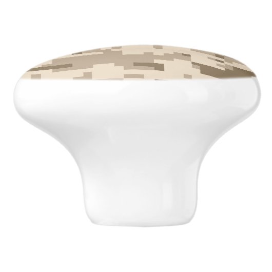 Digitale Camouflage von Wüstensturm - individuell Keramikknauf (Seitenansicht)