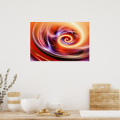 Digitale Computer Art Posters - Abstrakt Art Print Poster (Küche)