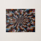 Digitale Computerkunst Abstrakt moderne Schwierigk Puzzle (Horizontal)