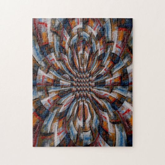 Digitale Computerkunst Abstrakt moderne Schwierigk Puzzle (Vertikal)