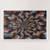 Digitale Computerkunst Abstrakt moderne Schwierigk Puzzle (Horizontal)