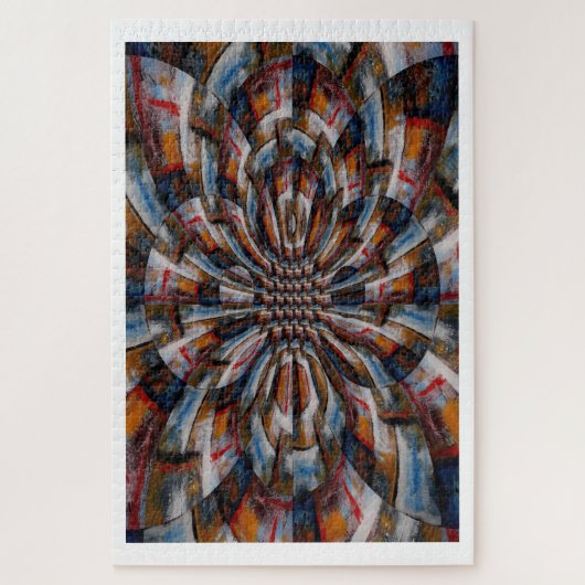 Digitale Computerkunst Abstrakt moderne Schwierigk Puzzle (Vertikal)