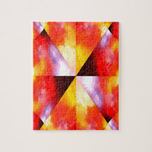 Digitale Computerkunst Abstrakt Modernes Creative  Puzzle