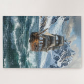 Digitale Darstellung des Seeschiffs im Ozean Puzzle (Horizontal)
