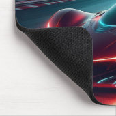Digitale Darstellung eines futuristischen Automobi Mousepad (Ecke)