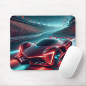 Digitale Darstellung eines futuristischen Automobi Mousepad (Mit Mouse)