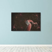 Digitale Darstellung von Neuronen Leinwanddruck (Insitu (Holzboden))