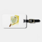 Digitale Dateisuche im Glas: binäre Datenvergrößer Gepäckanhänger (Vorderseite horizontal)