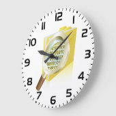 Digitale Dateisuche im Glas: binäre Datenvergrößer Große Wanduhr (Winkel)