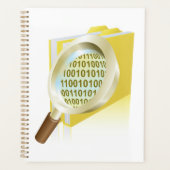 Digitale Dateisuche im Glas: binäre Datenvergrößer Planer (Vorderseite)