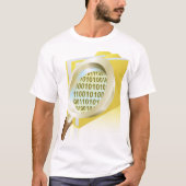 Digitale Dateisuche im Glas: binäre Datenvergrößer T-Shirt (Vorderseite)