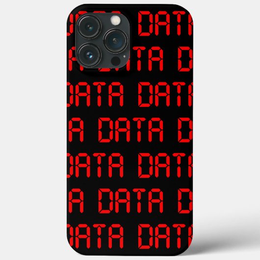 DIGITALE DATEN Case-Mate iPhone HÜLLE (Rückseite)