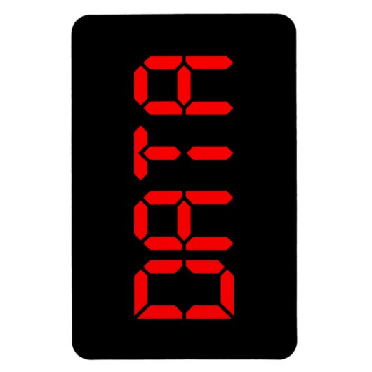 DIGITALE DATEN MAGNET (Vertikal)