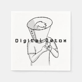 digitale Detox-Behandlung Serviette