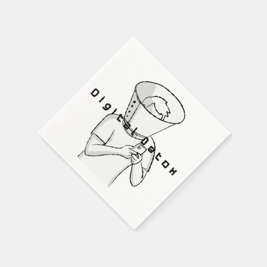 digitale Detox-Behandlung Serviette (Ecke)