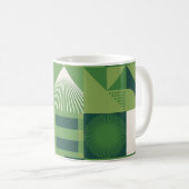 Digitale Doppelkollage, geometrische Elemente Kaffeetasse (VorderseiteRechts)