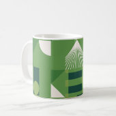 Digitale Doppelkollage, geometrische Elemente Kaffeetasse (Vorderseite Links)