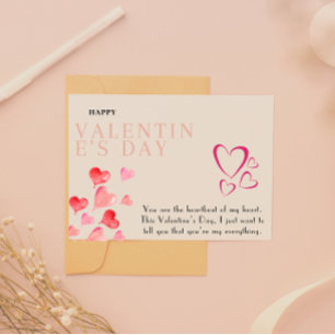 Digitale Download-Druckkarte für Valentine Feiertagskarte