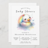 Digitale Duck-Babydusche Einladung (Vorne/Hinten)