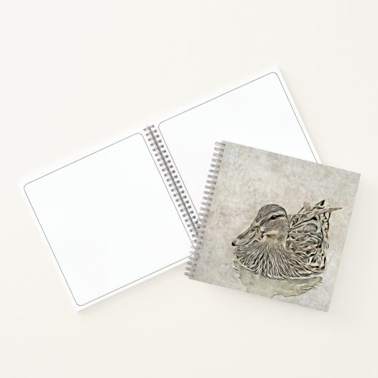 Digitale Duckkunst Notizblock (Innenseite)