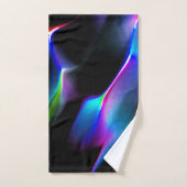 Digitale Dünen mit dunkelblauer Vorherrschaft Badhandtuch Set (Handtuch)