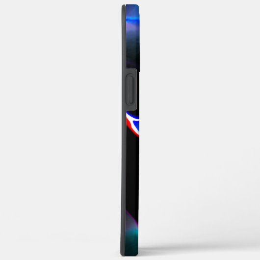 Digitale Dünen mit dunkelblauer Vorherrschaft Case-Mate iPhone Hülle (Rückseite / Rechts)