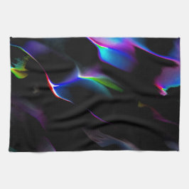 Digitale Dünen mit dunkelblauer Vorherrschaft Geschirrtuch