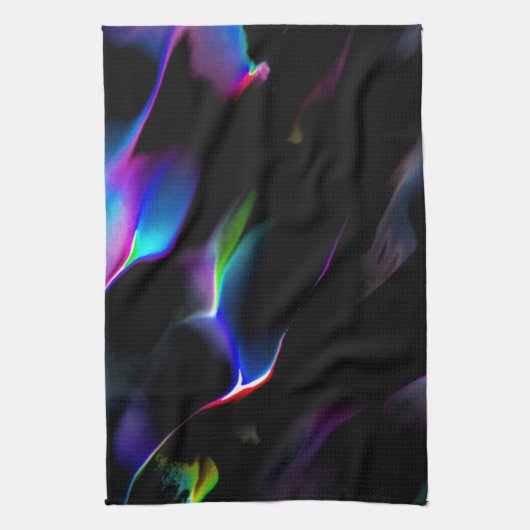 Digitale Dünen mit dunkelblauer Vorherrschaft Geschirrtuch (Vertikal)