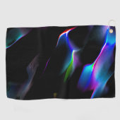 Digitale Dünen mit dunkelblauer Vorherrschaft Golfhandtuch (Horizontal)