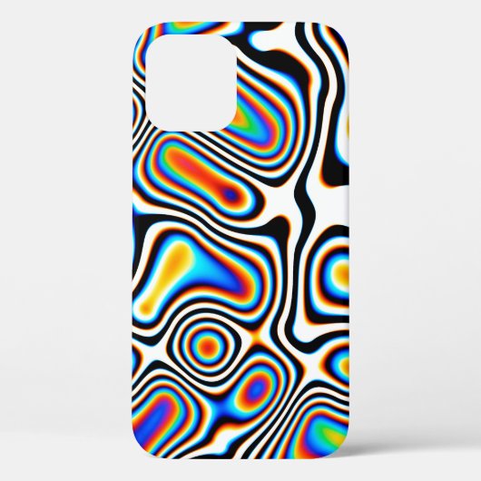 Digitale Effekte. Lebhafter abstrakter Hintergrund Case-Mate iPhone Hülle (Rückseite)