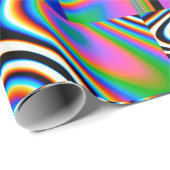 Digitale Effekte. Lebhafter abstrakter Hintergrund Geschenkpapier (Rolleneckpunkt)