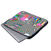 Digitale Effekte. Lebhafter abstrakter Hintergrund Laptopschutzhülle (Vorne Knopf)