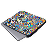 Digitale Effekte. Lebhafter abstrakter Hintergrund Laptopschutzhülle (Vorne Knopf)