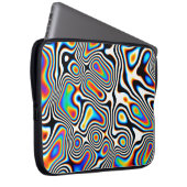Digitale Effekte. Lebhafter abstrakter Hintergrund Laptopschutzhülle (Vorne Rechts)
